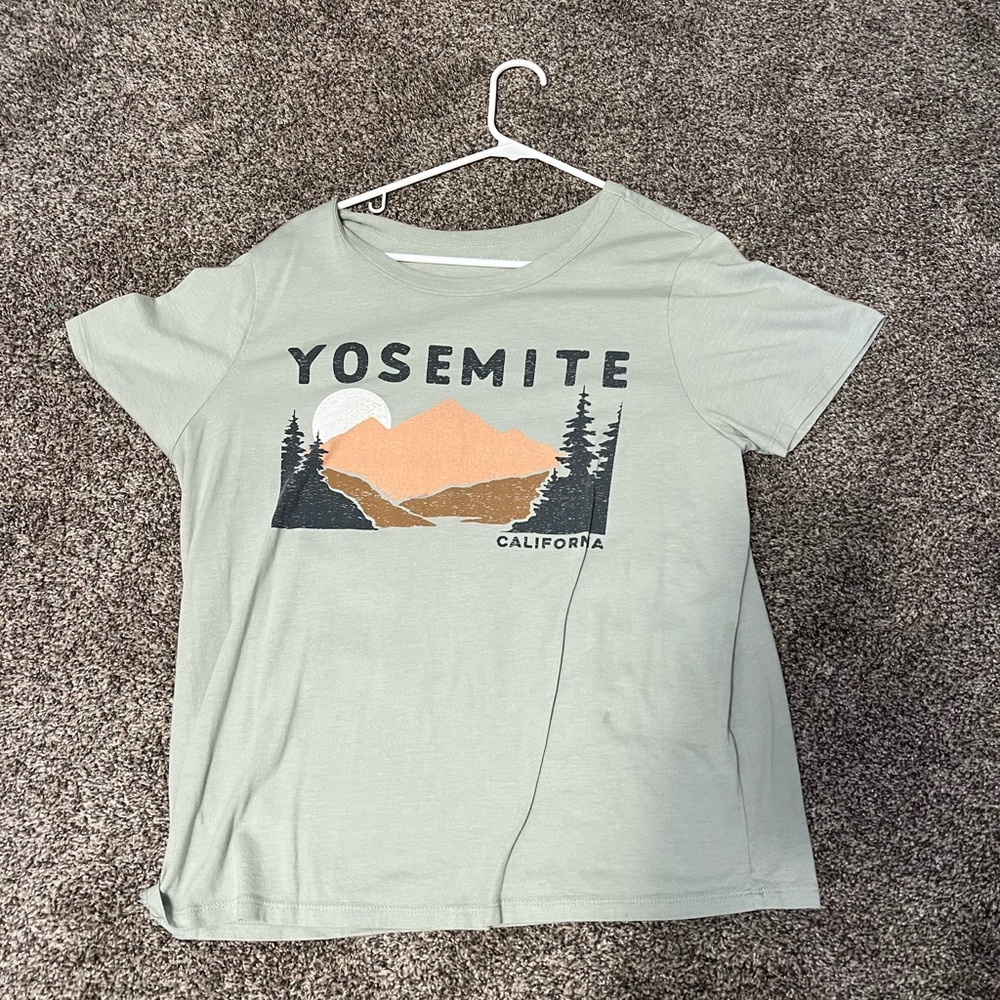 Zoe + Liv Soft Green Tee